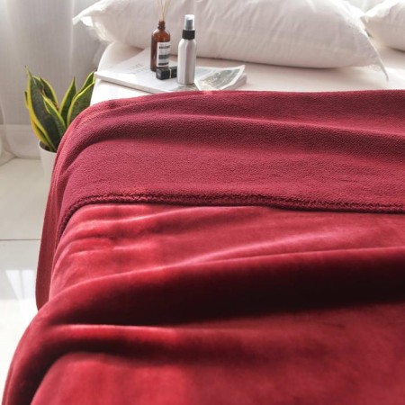 Sofia bedspread, size 220x240 cm, burgundy color-3