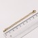 Castle Castle CM-951 (set 5 pcs.), 6 × 9 mm, with an extension chain of 7.5 cm, color gold