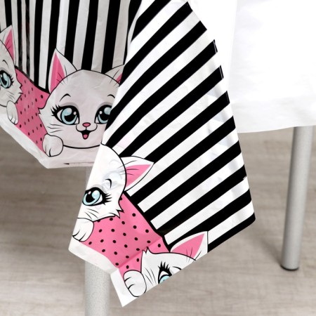 The single tablecloth "kitten", 137 × 180 cm-4