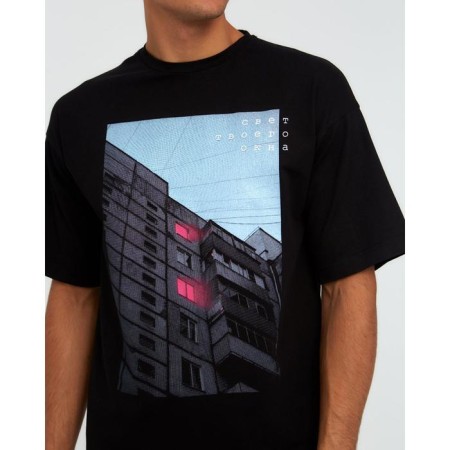 Men's T -shirt KAFTAN "Windows", Black, p. 54-4