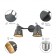 Lamp wall-flowing spot Rivoli Kalma 2he27, 40 watts with a switch with a switch