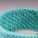 Baby basket, 16 x 7.5 cm, mint, cotton