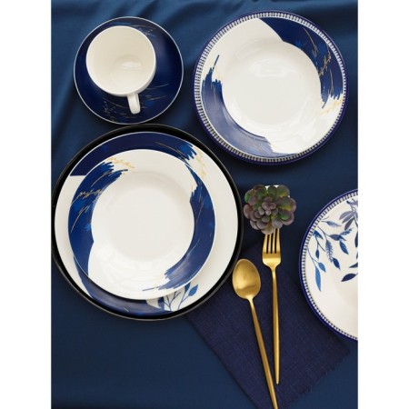 Plate porcelain dining shares Ternura, D = 25 cm-3