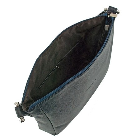 Women's bag B2797-03110, dark blue color, artificial leather, 33x8x31 cm-1