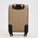 Small suitcase 20 "on lightning, code castle, with extension, beige color