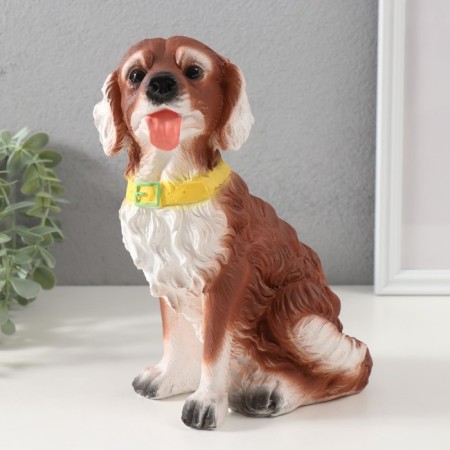 Piggy bank "Dog Tuzik" brown, 21.5 cm-1
