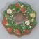 Gift Gift "Wreath", 21 x 22 x 5 cm, new year