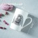 Porcelain shade "Bunny", 380 ml, white color