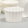 Muffin baking uniform, white, 5 x 4 cm