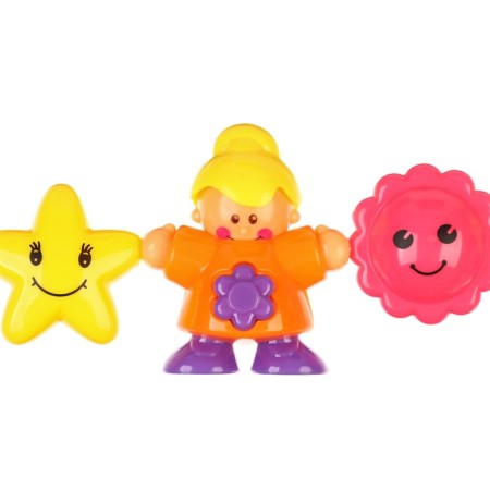 Stretching to a stroller/crib "little men", 3 toys, crumb me-1