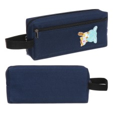 Penal soft, 1 department, 90 x 210 x 45 mm, voluminous, Devente, Funny Cats, textile with handle 7029445