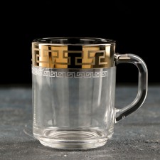 Glass Naero Glass, 200 ml, gold spraying color