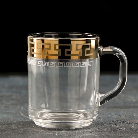 Glass Naero Glass, 200 ml, gold spraying color