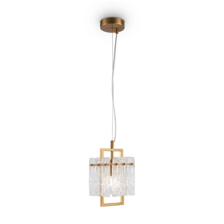 Suspended lamp Freya Fr5166PL-01BS BASILICA, 15x15x120 mm, E14, 1x40W, brass color