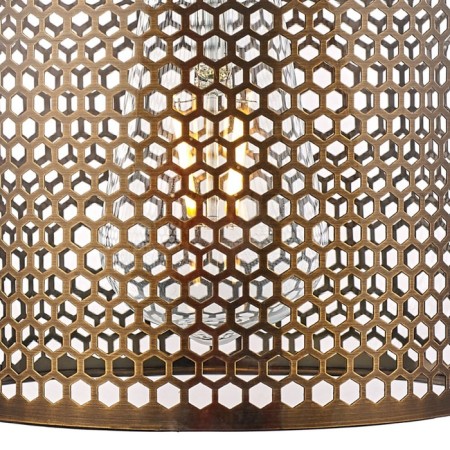 Manchester lamp, 1x60W E27, bronze color-2