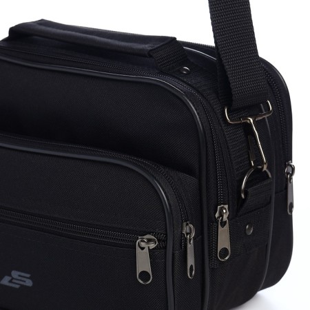 Male bag, luris, black color-3