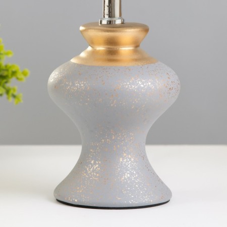 Alena table lamp E14 40W Gray-Soloto 23x23x35 cm Risalux-3