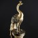 Column "Firebird" Black Gold, 115x40x30cm