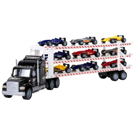Auto -VOCIS CAIS GIVITO "Racing Track", with cars, three -level, black color, 64 cm-3