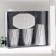Loko bathroom set, 4 items (a 280 ml soap dispenser, soap dish, 2 cups 250 ml), white color