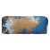 School Penal on the zipper Calligrata "Millitari", 2 departments, blue