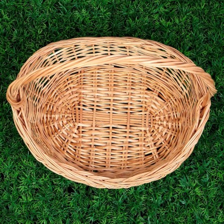 Basket "Lexus", bottom = 26x18 cm, top = 35 × 28 cm, h = 7/10/35 cm, manual weaving, willow-2