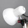 Desktop lamp E27, h = 55 cm, hinged, on the clamp (220V) white Risalux