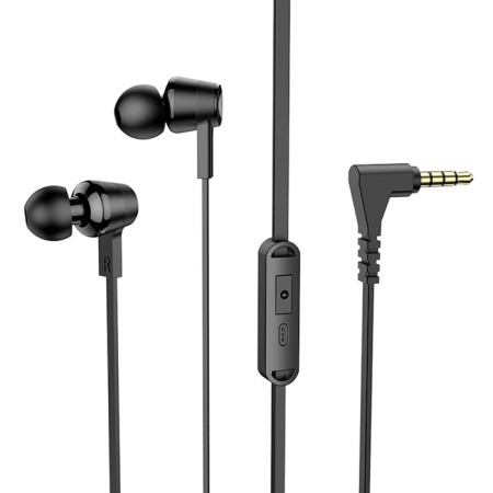 Hoco M86 headphones, wired, vacuum, microphone, jack 3.5 mm, 1.2 m, black-2