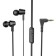 Hoco M86 headphones, wired, vacuum, microphone, jack 3.5 mm, 1.2 m, black
