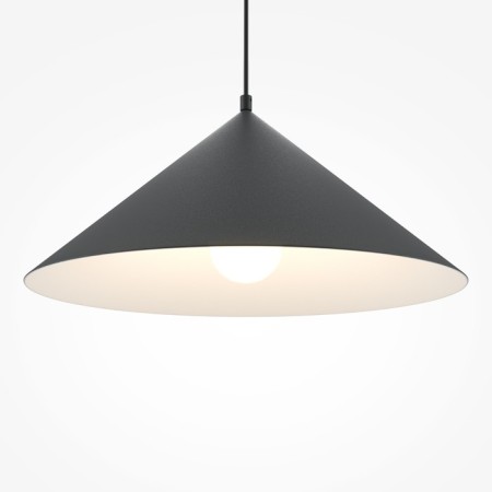 Suspension lamp Maytoni Mod167PL-01B, 1HE27, 40W, 15.5x318 cm, black color-1
