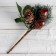 Decor "Winter Charm" two struggling with a bump on a branch, 15 cm