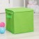 Stelly box for storage with a lid "Monkey", 25 × 25 × 25 cm, green color