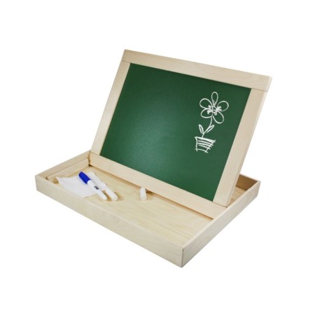 Magnetic-marker double-sided board with a pallet (Russian alphabet, numbers, signs)-2