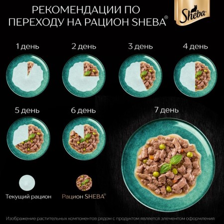 SHEBA Natures wet food for cats, spider, salmon/peas, 75 g-3