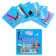 A set of training cards "ABC" blue color, 33 cards, 10x10 cm