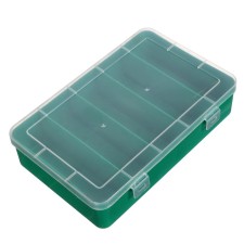 Box for trifles K-12, plastics, 19 x 12.5 x 4.7 cm, green