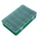 Box for trifles K-12, plastics, 19 x 12.5 x 4.7 cm, green