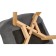 Dining stool Polini Home Verona SD, color gray-natural color