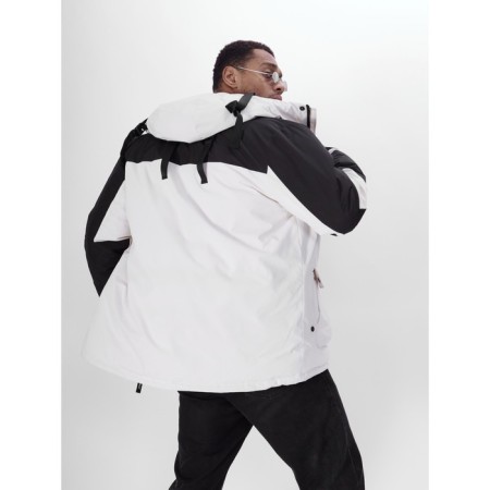 Ski jacket men's, size 54, white color-23