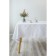Tablecloth, size 160x220 cm, white color