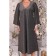 Women's dress, size 46, gray color