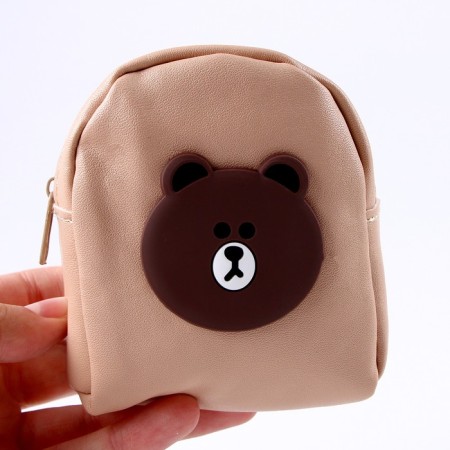 Bag for the doll "Bear", beige color-4
