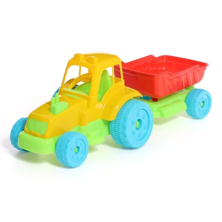 Tractor "Farmer", with a trailer, mix-6