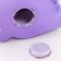 Pigpine Plastic "Bear with Heart" Lilac 14.5x14x17 cm