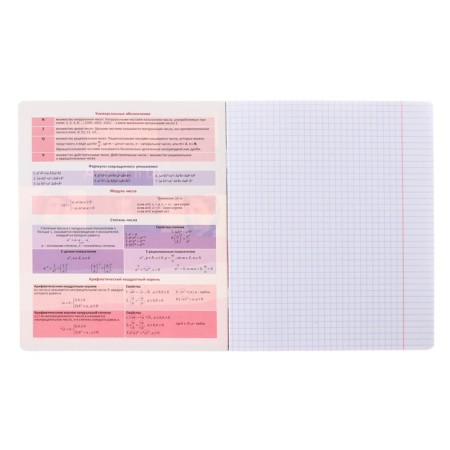 A set of subject notebooks 36 sheets, 12 pieces, Erichkrause "Timeline", coated cardboard, Blok OFSET 100%, information block-14