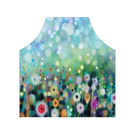 Apron kitchen with a photo print "Dandelion snow", adjustable, size OS-2