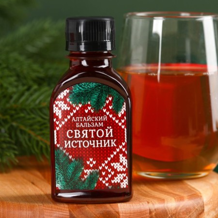 Gift set of "heat and comfort": herbal tea 20 g, non -alcoholic balm 100 ml.-3