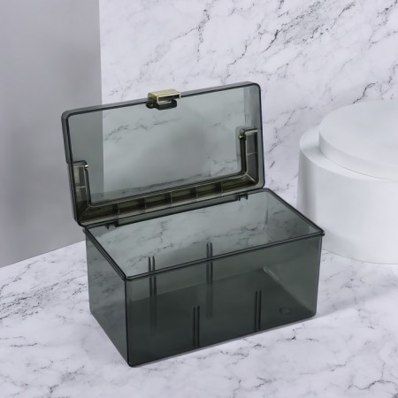 Organizer for storage, with a pen, 21.5 × 12 cm, green/golden color-2