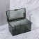 Organizer for storage, with a pen, 21.5 × 12 cm, green/golden color
