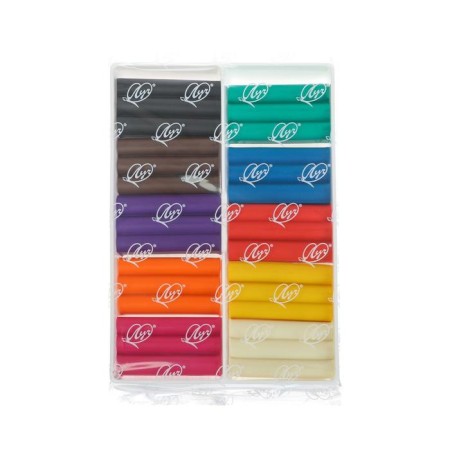 Plant -based plasticine, 10 colors, 160 g "Kroch", mix-2